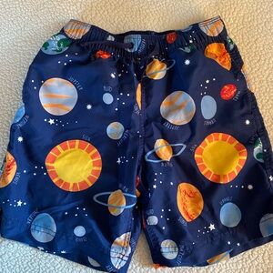 Boys Hanna Anderson size 8 swim trunks excellent condition
